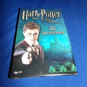 Vintage Collectible Harry Potter Valentine Cards - 7 Designs w/ Seals - Unopened